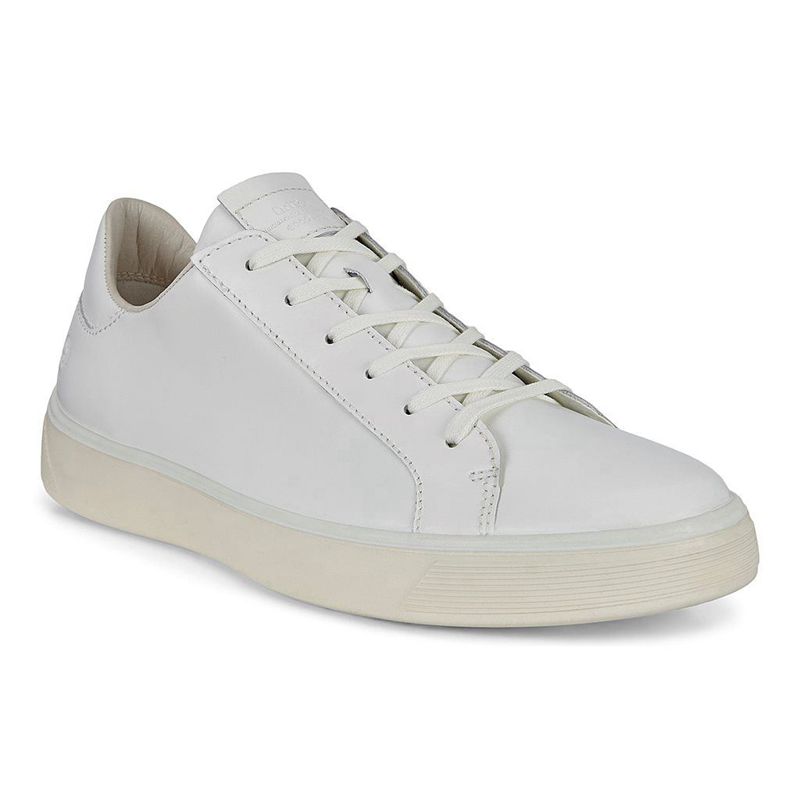 Men Casual Ecco Street Tray M - Sneakers White - India QSPRGE625